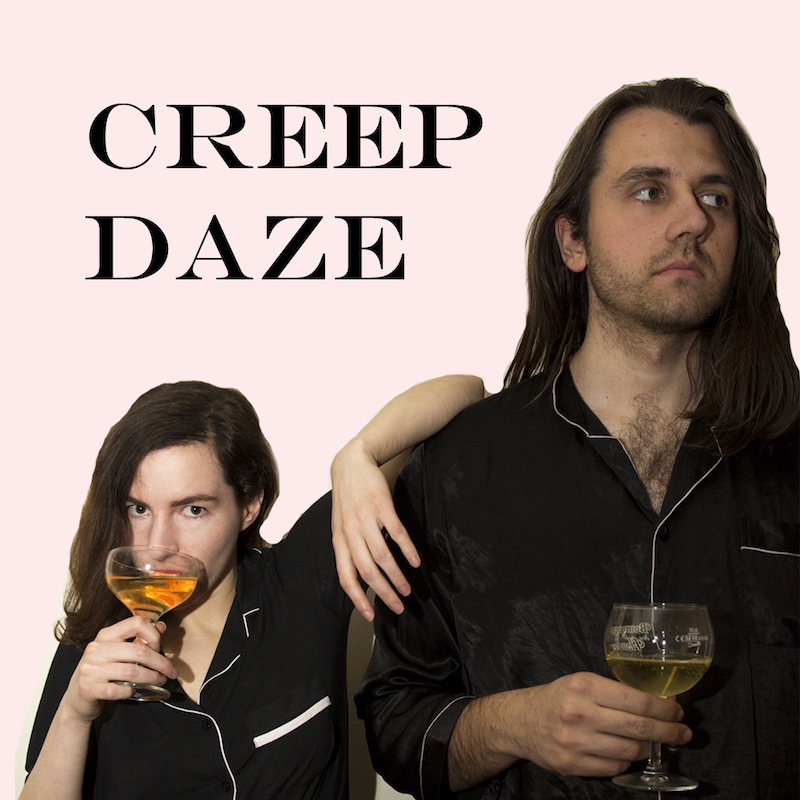 Creep Daze Podcast Cover with Maggie and Nico