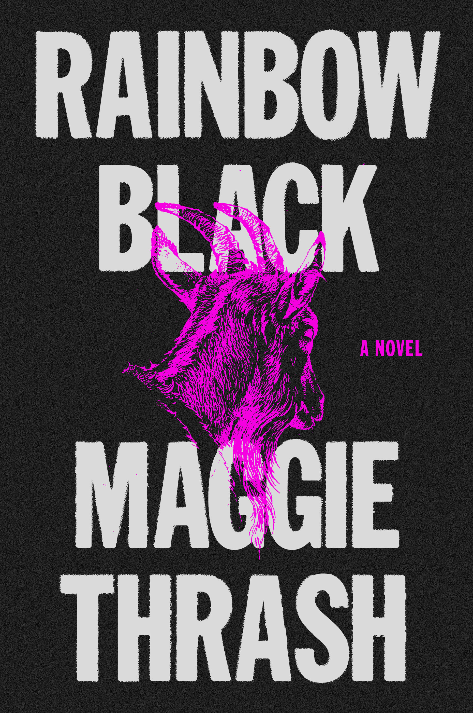 Rainbow Black cover image with pink goat